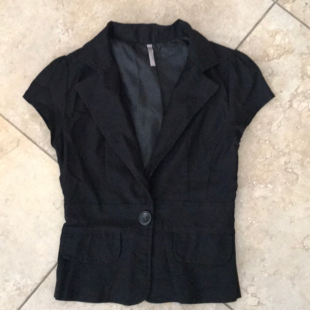 Celine by champion Girl  Black Stretch Vest size S